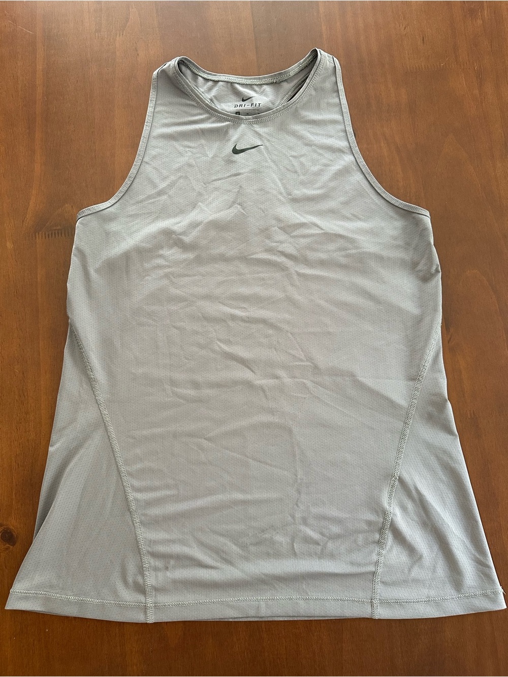Nike Light Gray Dri-FIT Racerback Tank Top